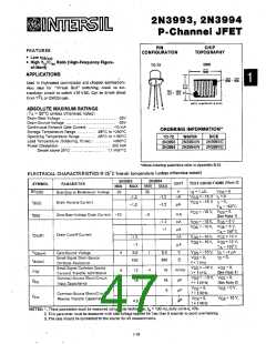 浏览型号2N3824的Datasheet PDF文件第47页