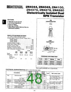 浏览型号2N3824的Datasheet PDF文件第48页