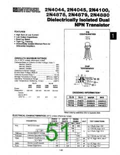 浏览型号2N3824的Datasheet PDF文件第51页
