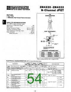 浏览型号2N3824的Datasheet PDF文件第54页