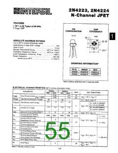 浏览型号2N3824的Datasheet PDF文件第55页