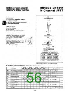 浏览型号2N3824的Datasheet PDF文件第56页