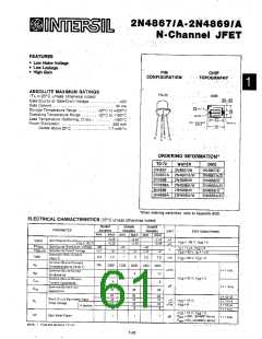 浏览型号2N3824的Datasheet PDF文件第61页