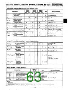 浏览型号2N3824的Datasheet PDF文件第63页