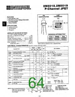 浏览型号2N3824的Datasheet PDF文件第64页