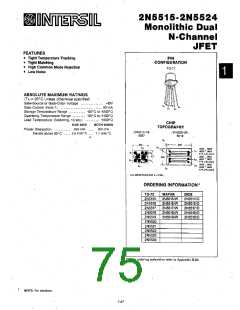 浏览型号2N3824的Datasheet PDF文件第75页