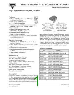 浏览型号6N137的Datasheet PDF文件第1页