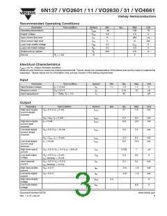 浏览型号6N137的Datasheet PDF文件第3页