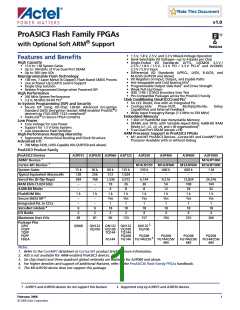 浏览型号A3P400-2FG144I的Datasheet PDF文件第1页