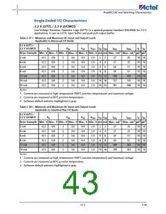 浏览型号A3P400-2FG144I的Datasheet PDF文件第43页