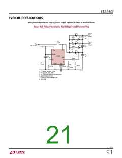 浏览型号LT3580IDD-TRPBF的Datasheet PDF文件第21页
