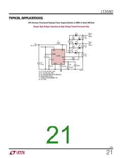 浏览型号LT3580IDD-PBF的Datasheet PDF文件第21页