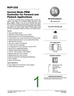 浏览型号NCP1252的Datasheet PDF文件第1页