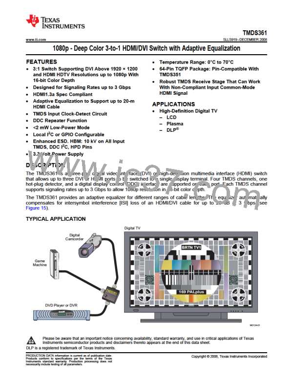 TMDS361图片预览