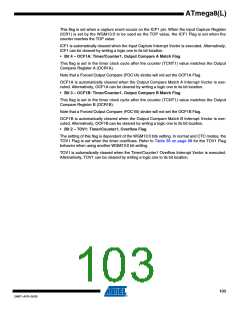 浏览型号ATMEGA8A-AUR的Datasheet PDF文件第103页