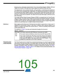 浏览型号ATMEGA8A-AUR的Datasheet PDF文件第105页