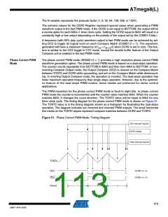 浏览型号ATMEGA8A-AUR的Datasheet PDF文件第113页