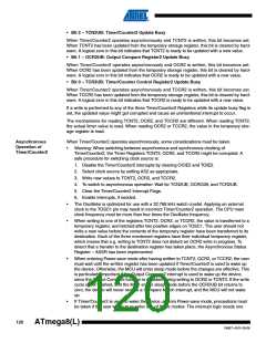 浏览型号ATMEGA8A-AUR的Datasheet PDF文件第120页