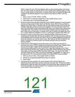 浏览型号ATMEGA8A-AUR的Datasheet PDF文件第121页