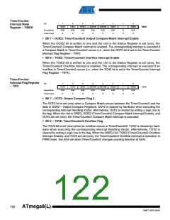 浏览型号ATMEGA8A-AUR的Datasheet PDF文件第122页