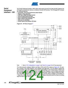 浏览型号ATMEGA8A-AUR的Datasheet PDF文件第124页