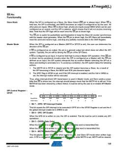 浏览型号ATMEGA8A-AUR的Datasheet PDF文件第129页