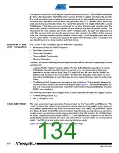 浏览型号ATMEGA8A-AUR的Datasheet PDF文件第134页