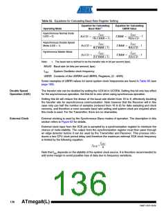 浏览型号ATMEGA8A-AUR的Datasheet PDF文件第136页
