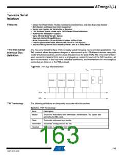 浏览型号ATMEGA8A-AUR的Datasheet PDF文件第163页