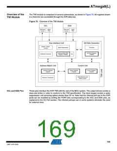 浏览型号ATMEGA8A-AUR的Datasheet PDF文件第169页