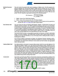 浏览型号ATMEGA8A-AUR的Datasheet PDF文件第170页