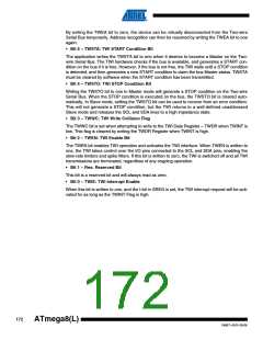 浏览型号ATMEGA8A-AUR的Datasheet PDF文件第172页