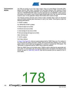 浏览型号ATMEGA8A-AUR的Datasheet PDF文件第178页