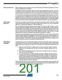 浏览型号ATMEGA8A-AUR的Datasheet PDF文件第201页