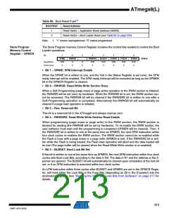 浏览型号ATMEGA8A-AUR的Datasheet PDF文件第213页