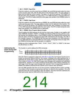 浏览型号ATMEGA8A-AUR的Datasheet PDF文件第214页