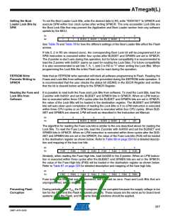 浏览型号ATMEGA8A-AUR的Datasheet PDF文件第217页