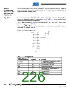 浏览型号ATMEGA8A-AUR的Datasheet PDF文件第226页
