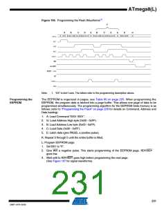 浏览型号ATMEGA8A-AUR的Datasheet PDF文件第231页