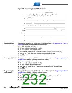 浏览型号ATMEGA8A-AUR的Datasheet PDF文件第232页