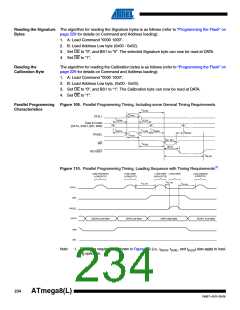 浏览型号ATMEGA8A-AUR的Datasheet PDF文件第234页