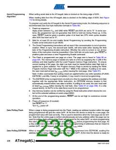 浏览型号ATMEGA8A-AUR的Datasheet PDF文件第238页