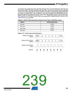 浏览型号ATMEGA8A-AUR的Datasheet PDF文件第239页