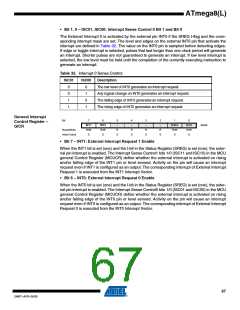 浏览型号ATMEGA8A-AUR的Datasheet PDF文件第67页