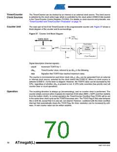 浏览型号ATMEGA8A-AUR的Datasheet PDF文件第70页