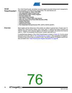 浏览型号ATMEGA8A-AUR的Datasheet PDF文件第76页