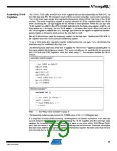 浏览型号ATMEGA8A-AUR的Datasheet PDF文件第79页