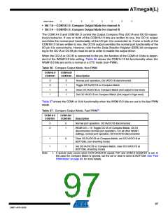 浏览型号ATMEGA8A-AUR的Datasheet PDF文件第97页
