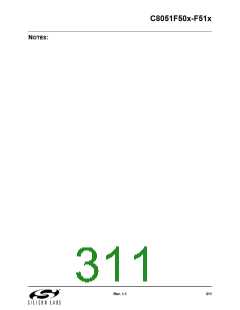 浏览型号C8051F502-IM的Datasheet PDF文件第311页