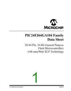 浏览型号PIC24FJ32GA104T-I/PT的Datasheet PDF文件第1页